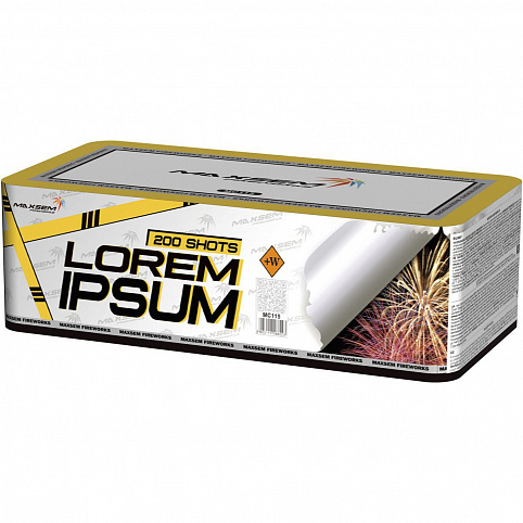 Батарея салютов Lorem Ipsum